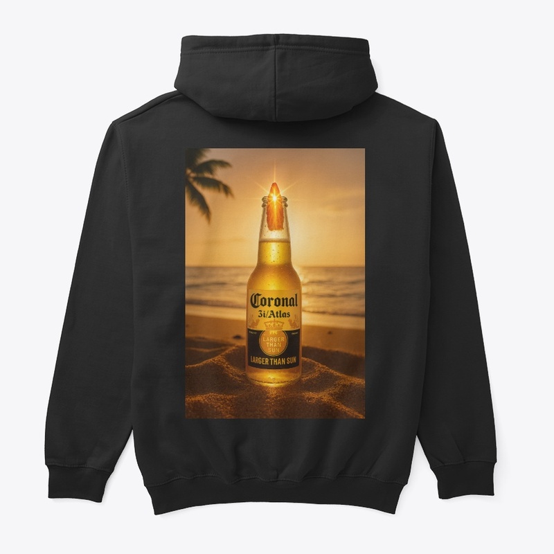 Corona Larger than Sun w/ Patch Logo