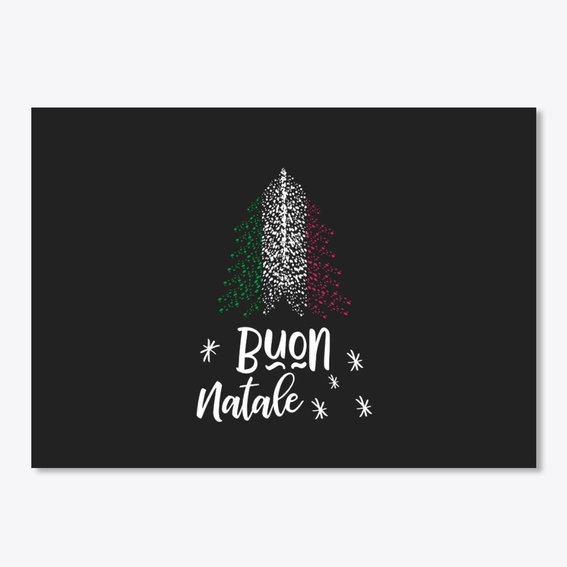 Merry Christmas with Italian flag