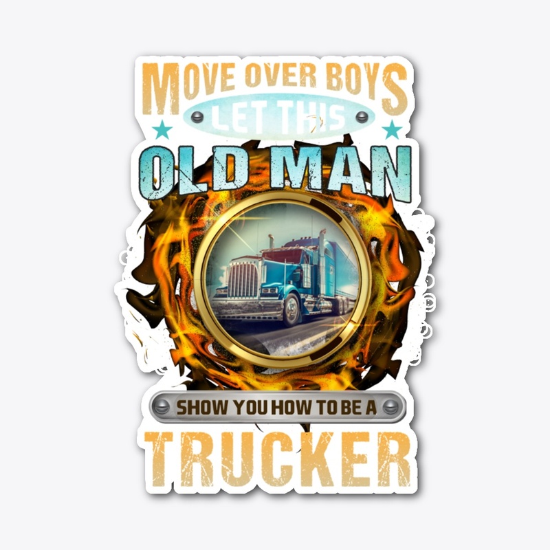 Trucker At Work Hoodie