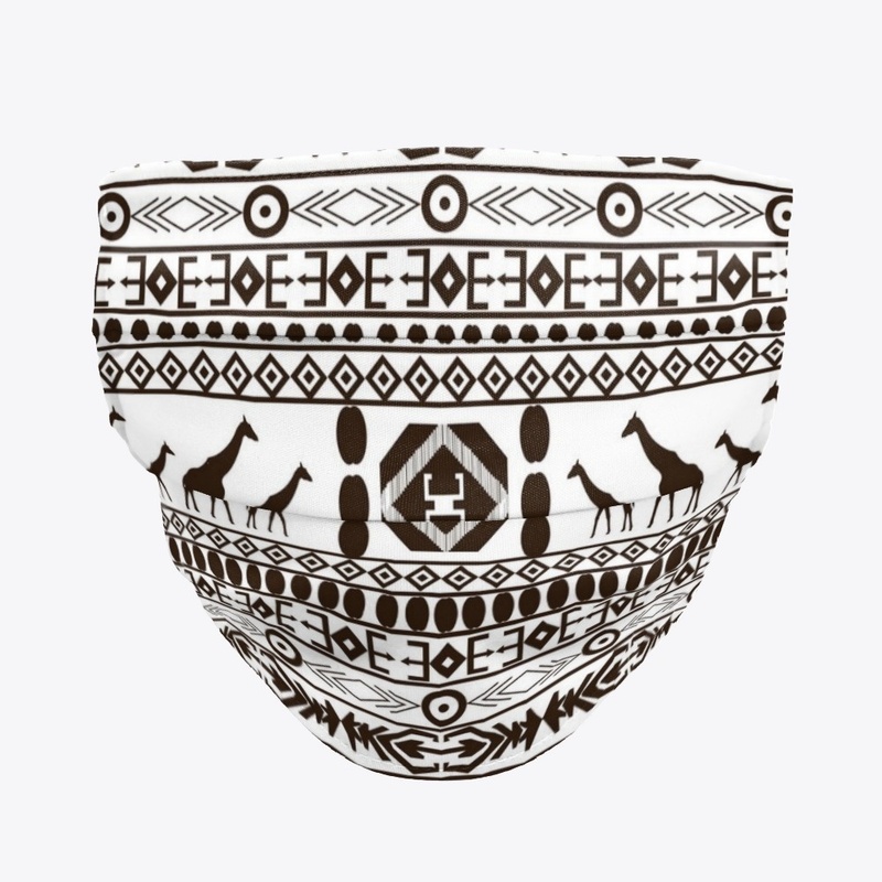 African Print face Covering