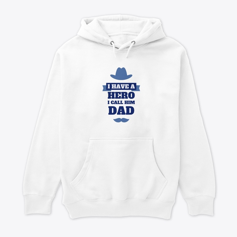 MY DAD IS A HERO T SHIRT