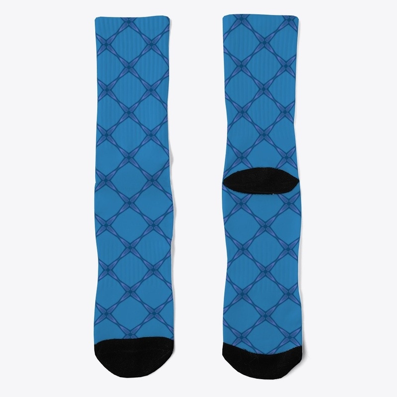Blue Squares and 4 Point Stars