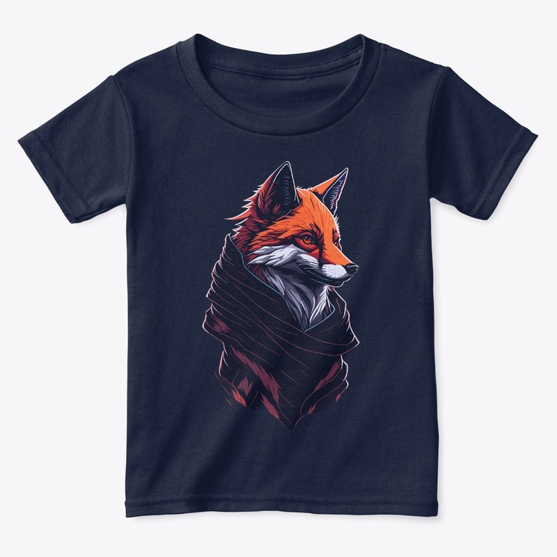 The Fierce and Majestic Fox with scarf