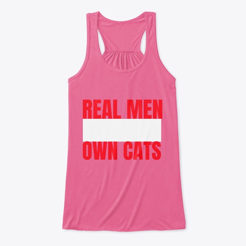 REAL MEN OWN CATS T SHIRT,GIFT T SHIRT.