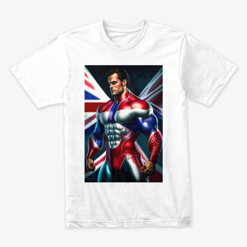 bodybuilder superhero Captain Britain