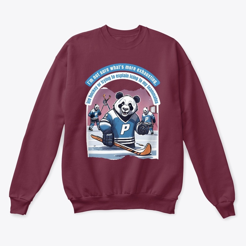 Panda T-Shirts for Ice Hockey Players!
