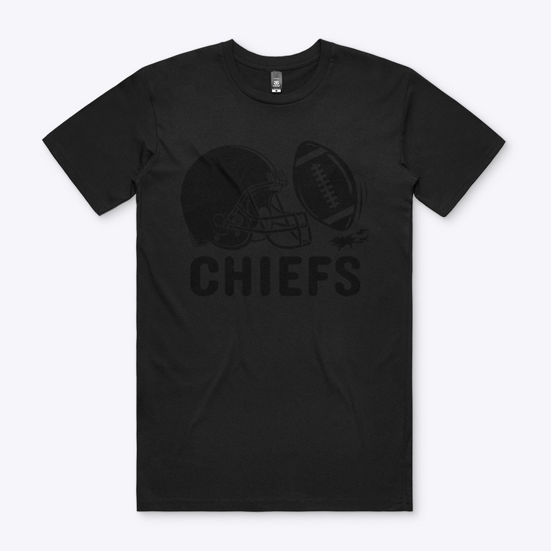 KC CHIEFS BLACK ON BLACK