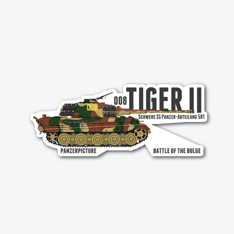 Tiger II 008 Battle of the Bulge T-Shirt
