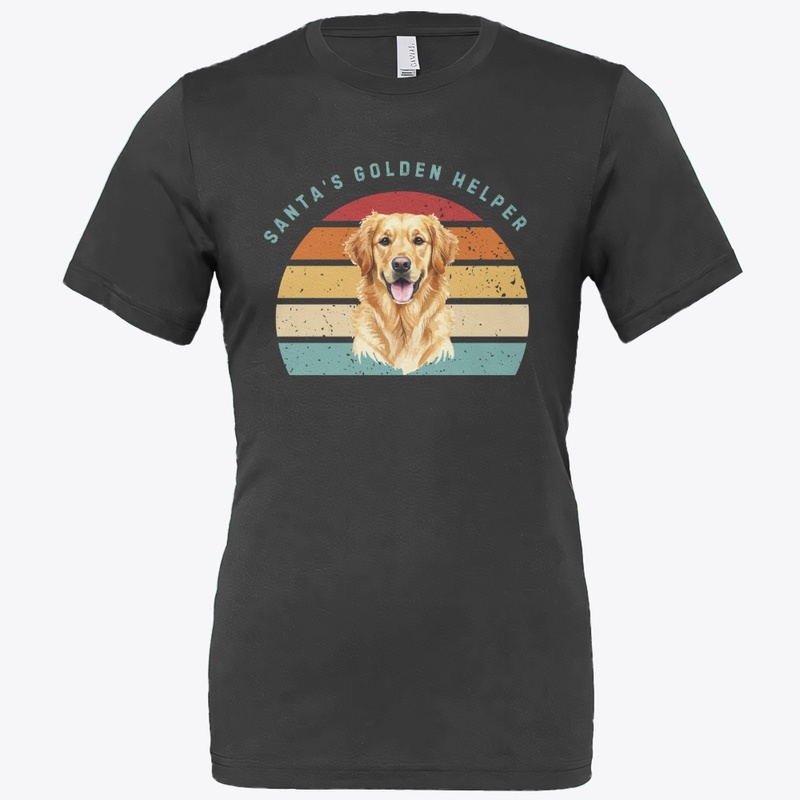 Santa's Golden Helper - Dog Christmas