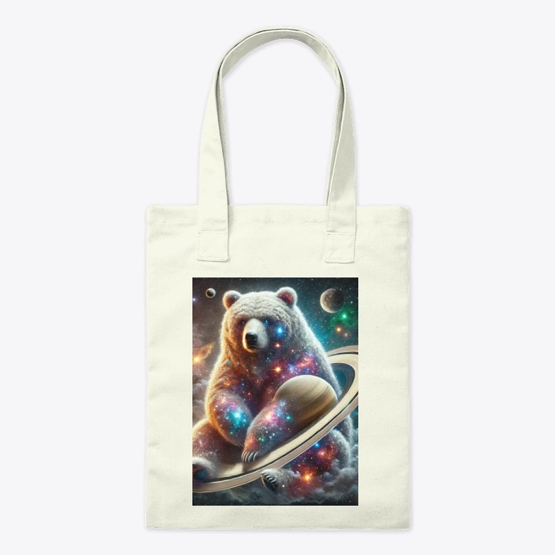 Stardust Guardian: Cosmic Bear Design