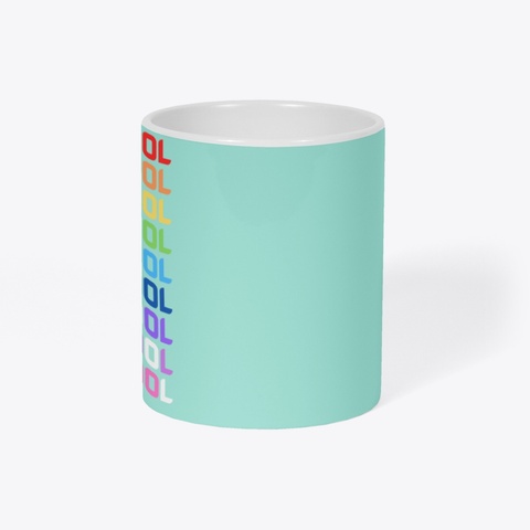 Preschool Rainbow Design  Mint Camiseta Right