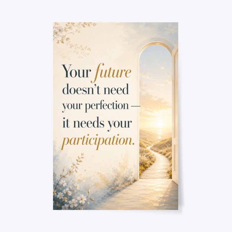 Progress Over Perfection Wall Art