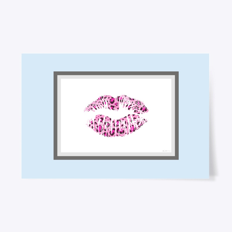 Pink Leopard Kiss