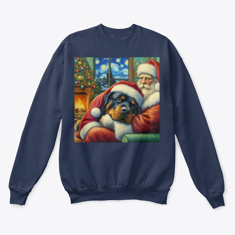 Rottweiler & Santa