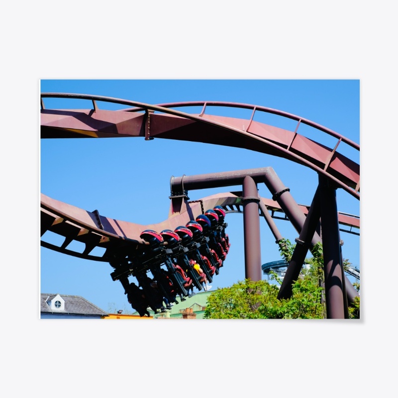 Nemesis Inferno, rollercoaster- Poster