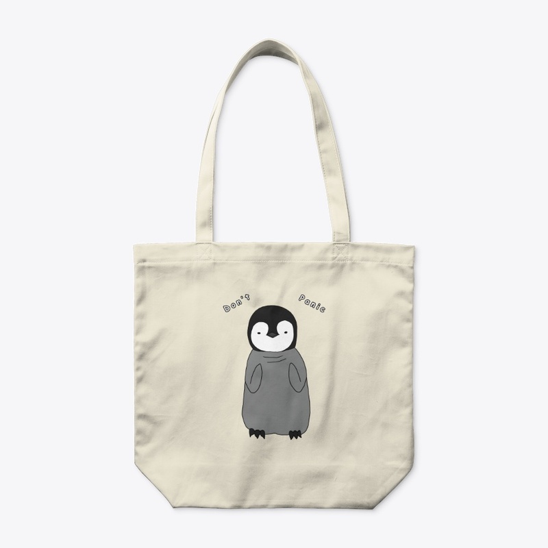 Don't Panic - Cute Baby Penguin Design