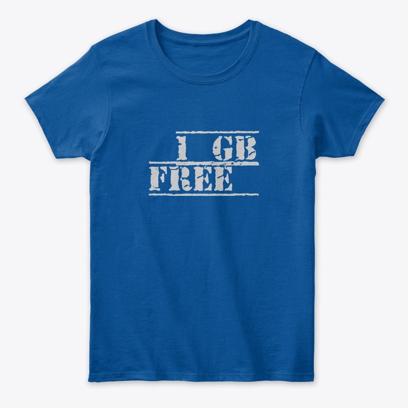 1GB free data t-shirt