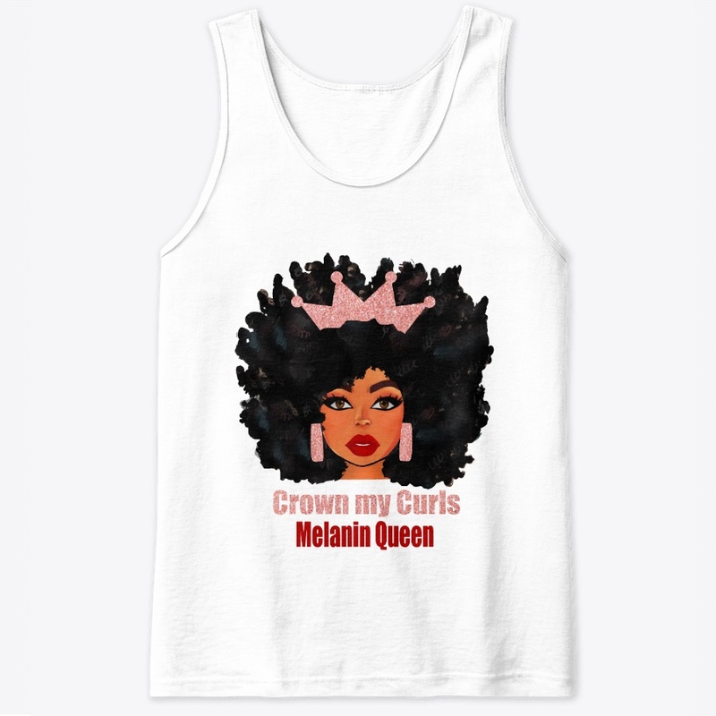 Crown my curls afro shirts