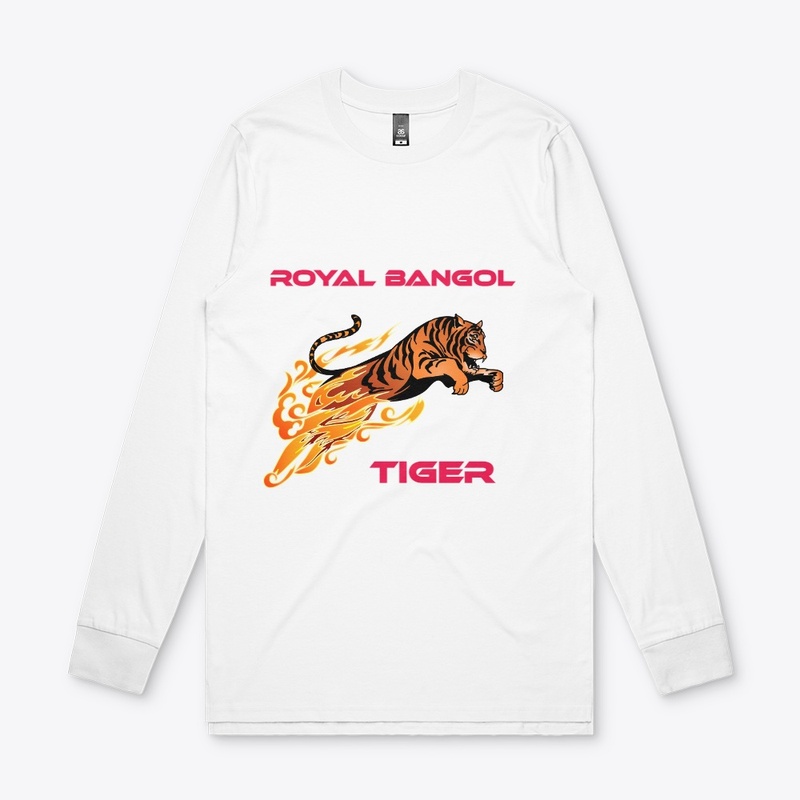 Royal Bangol tiger sticker and T-shirt