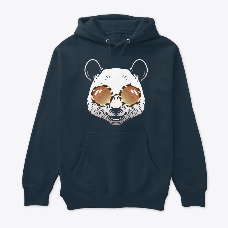 Cute Panda in Sunglasses (Colored+sg01)