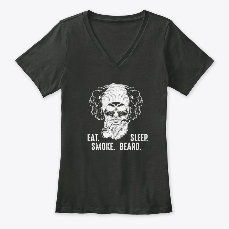Eat Sleep Smoke Beard Gift Father's Day
