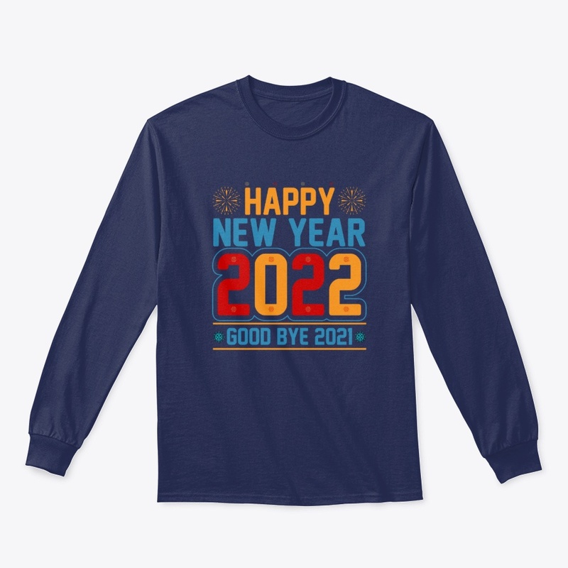 Happy New Year 2022  T Shirt Design