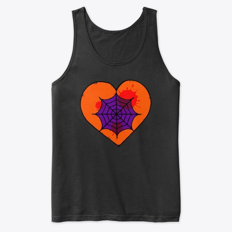 Horror Heart (Orange/Purple)