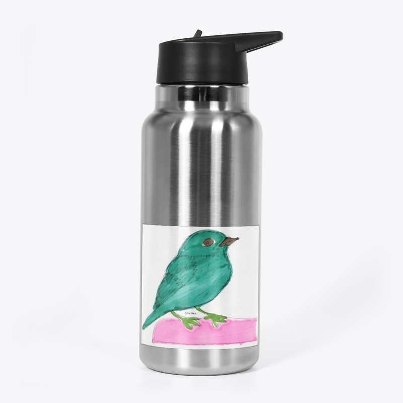 Div Jen 32oz Stainless Water Bottle