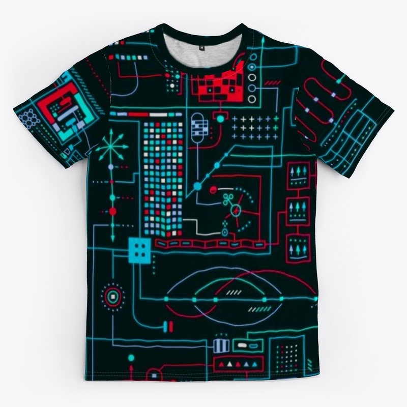 Abstract design t shirt
