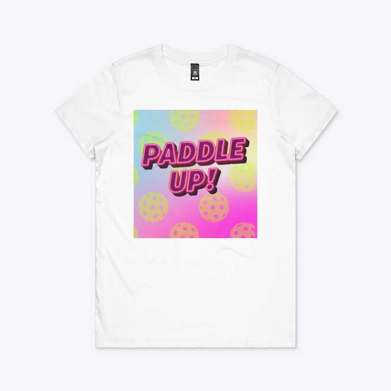 Neon Typography Paddle Up