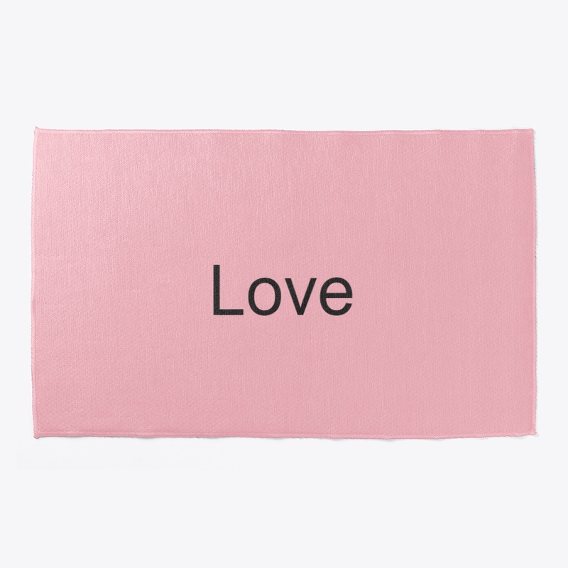 Love is magic. Welcome mat