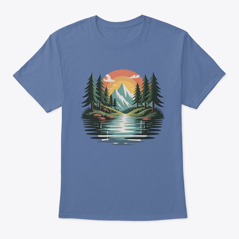 Peaceful Mountain Lake 