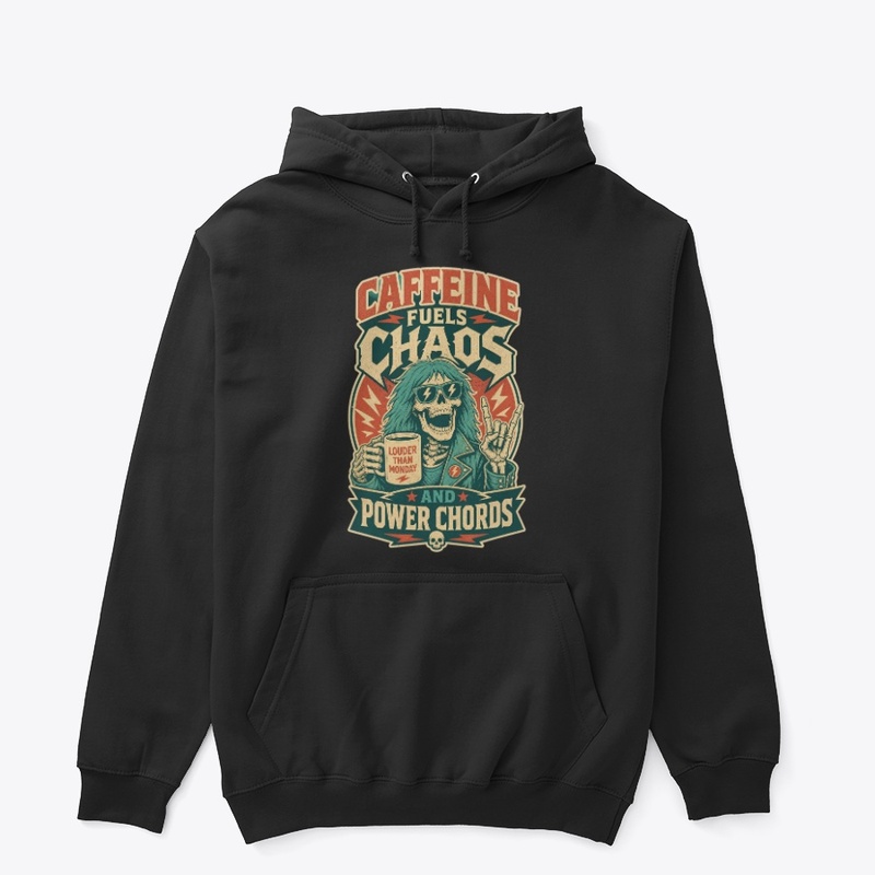 Caffeine Fuels Chaos Rock Tee
