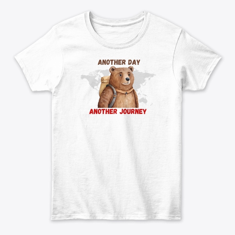 Funny Bear Going Places