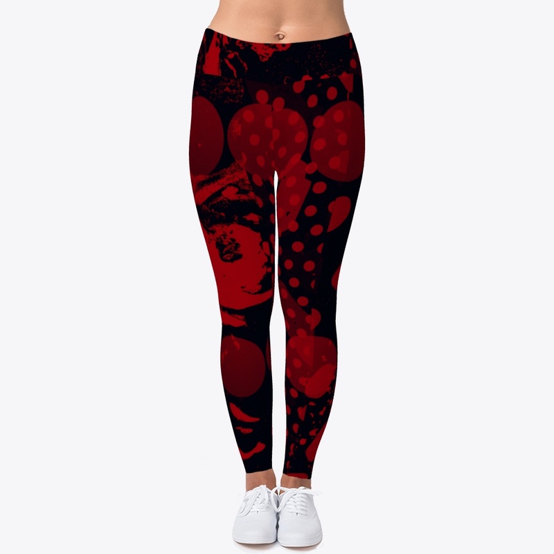 Beautiful Red and Black Abstract 