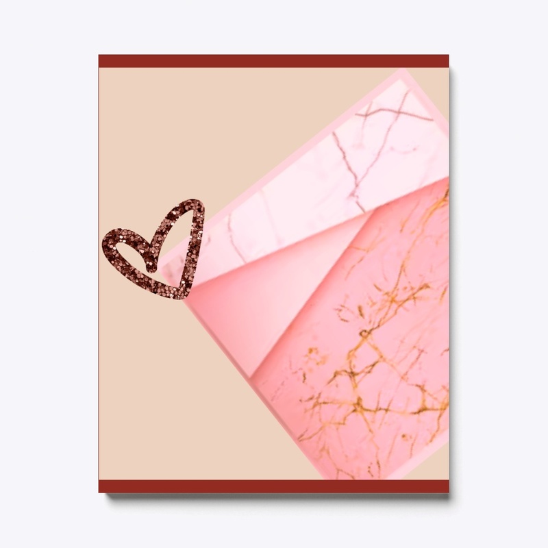 Marbling Rose gold