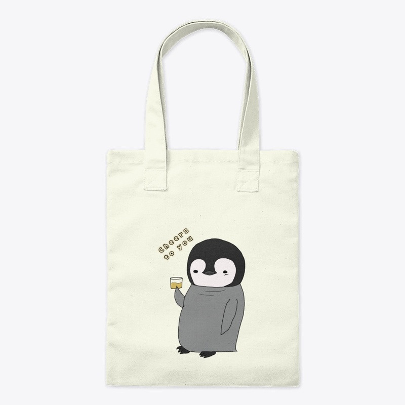 Cheers to You - Cute Baby Penguin Design