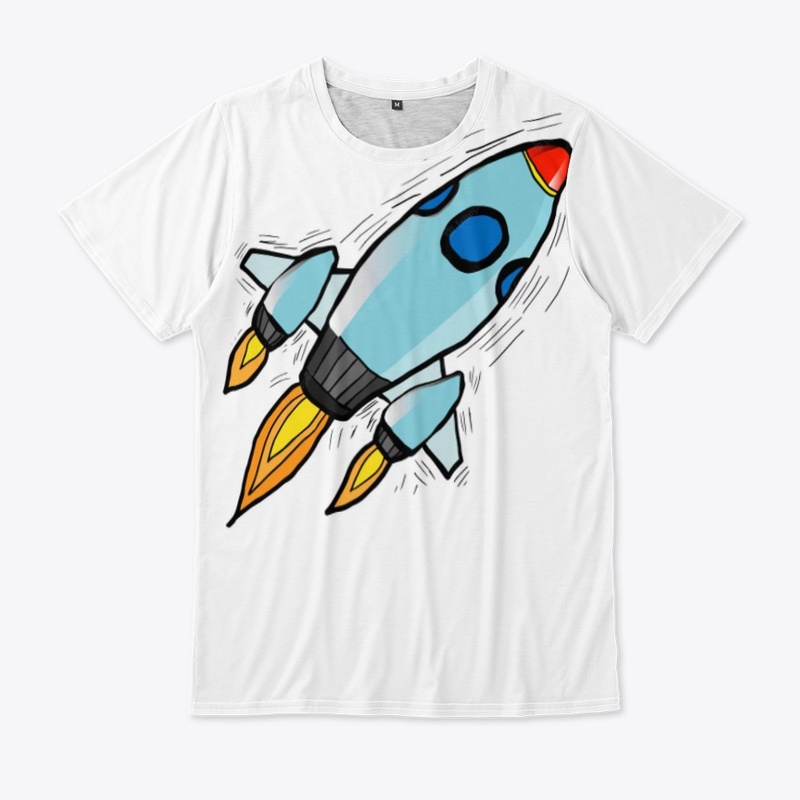 Rocket drawing design