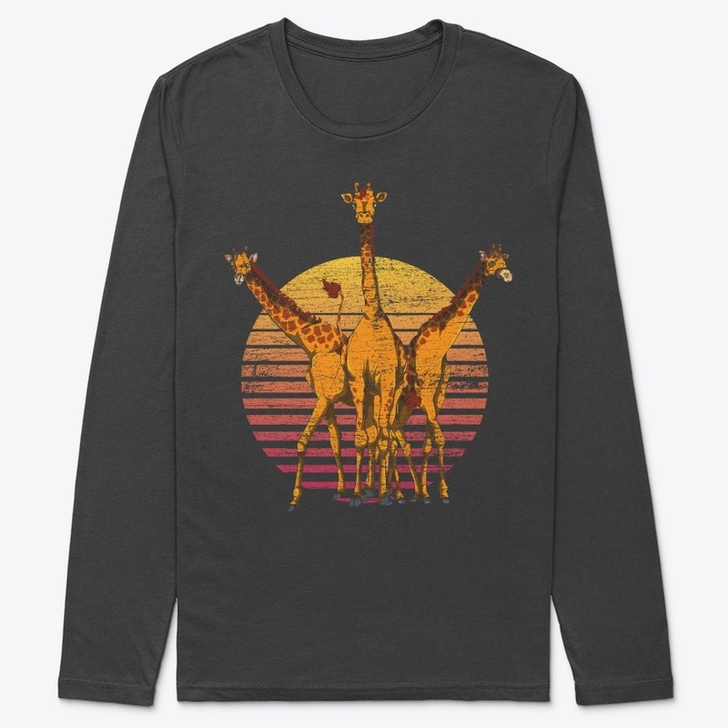 Retro Giraffe - Gift For Animal Lover