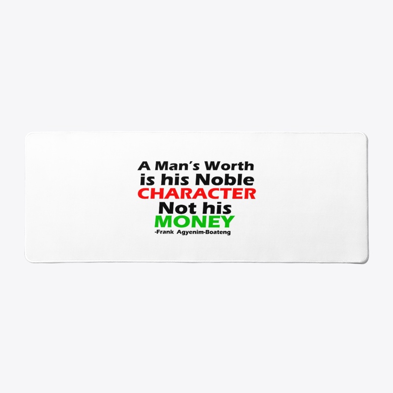 CHARACTER AND MONEY 
