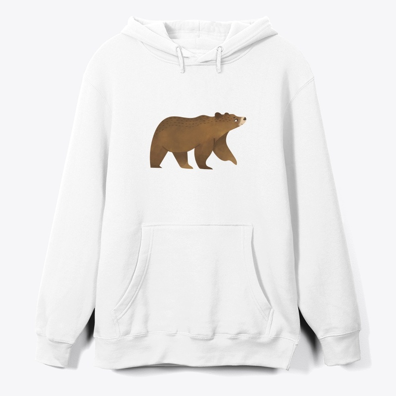 Bear Print T-Shirt & Hoodies