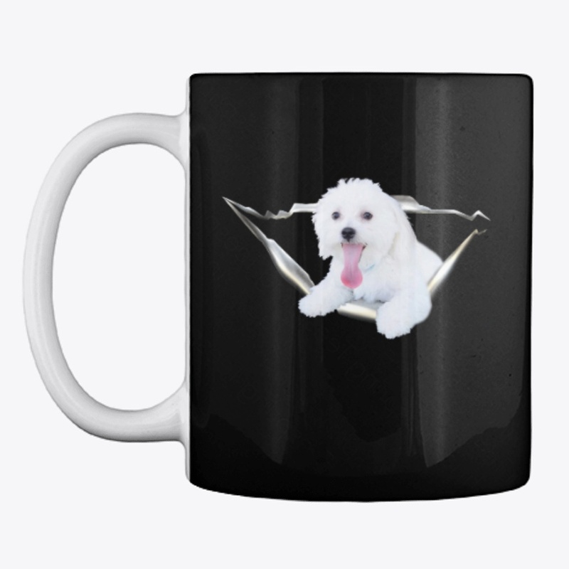 morkie 3D Car sticker