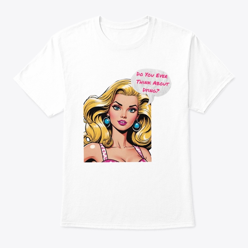 Funny Trendy Fashion Doll Pink Design 