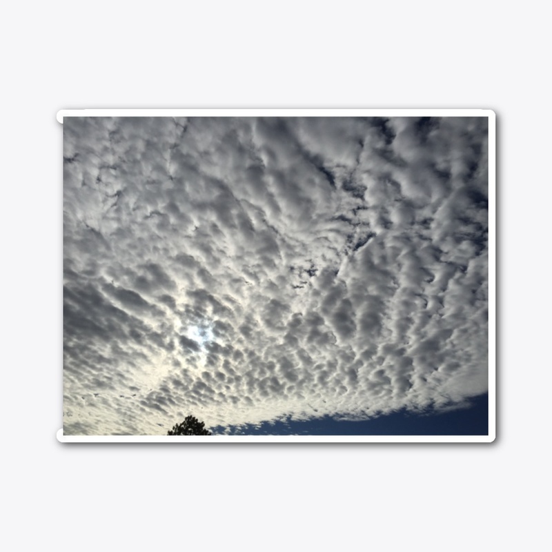 Cloud Ripples Sticker