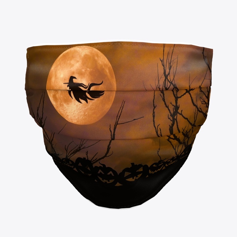 WITCHY RIDING THE ORANGE MOON