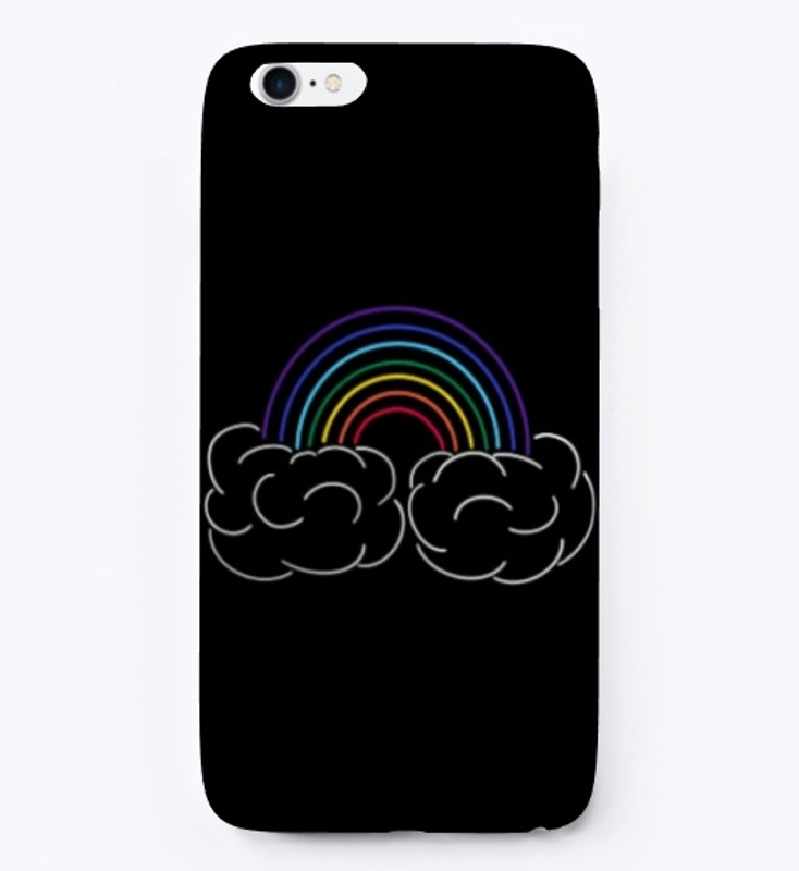 Rainbow and Puffy Clouds