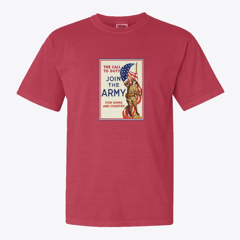 The Call to Duty - Comfort Colors 1717 | Classic Heavyweight T-Shirt