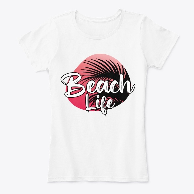 Beach life tee-shirt design