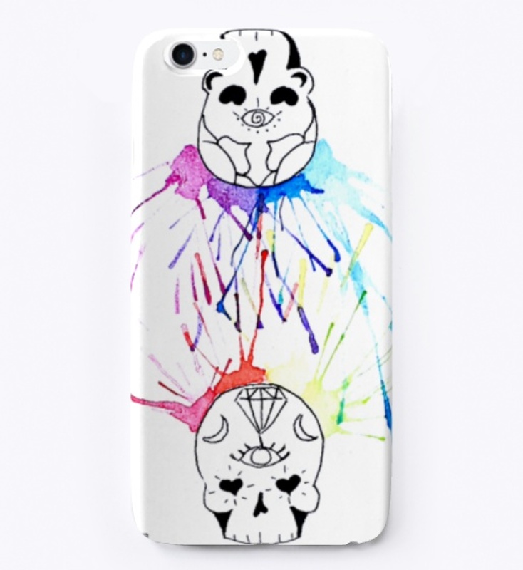 Rainbow Love Skulls