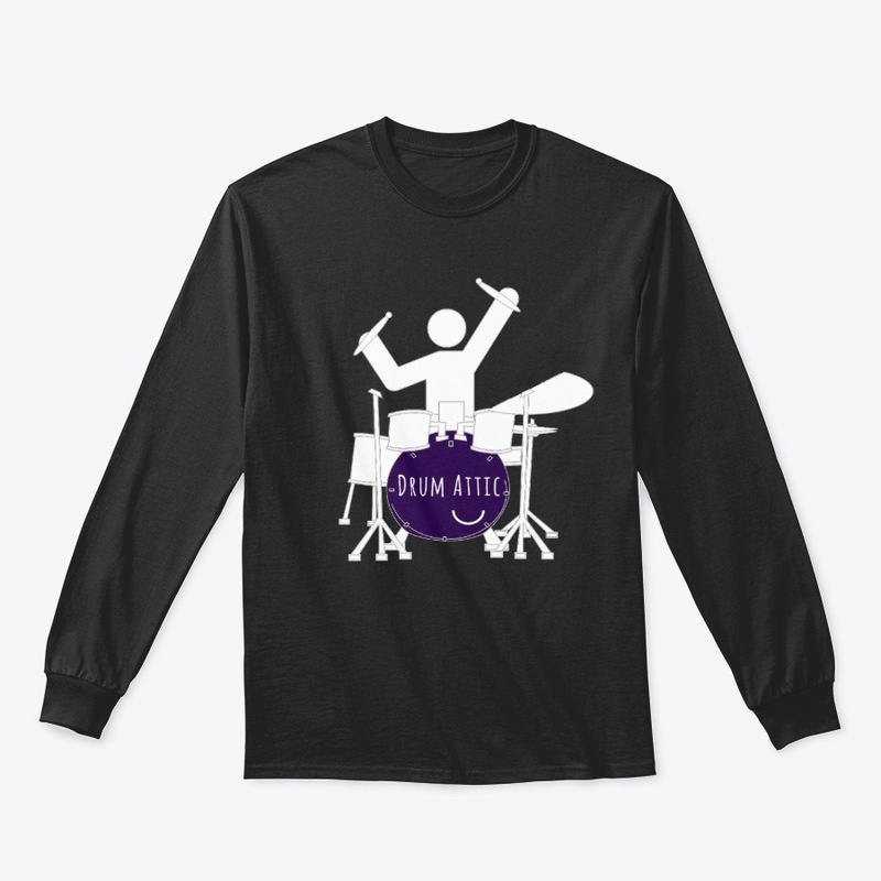 Drum Attic - Kick Drum Logo-W-LS
